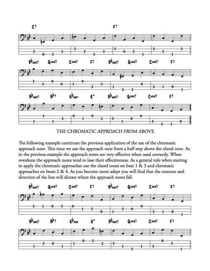 book II rhythm changes in 12 keys jazz bass lines.