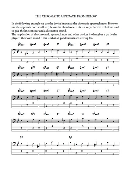 book II rhythm changes in 12 keys jazz bass lines